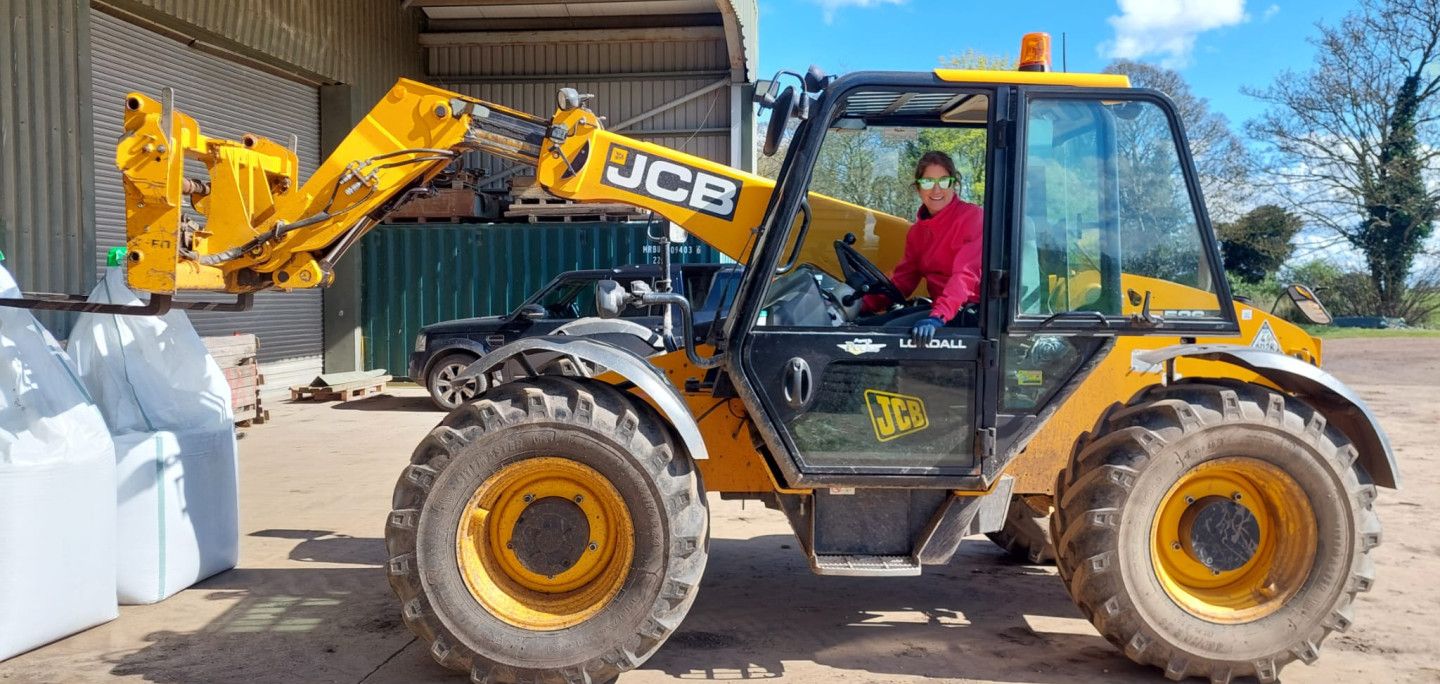 Farmer Suzi in Tractor