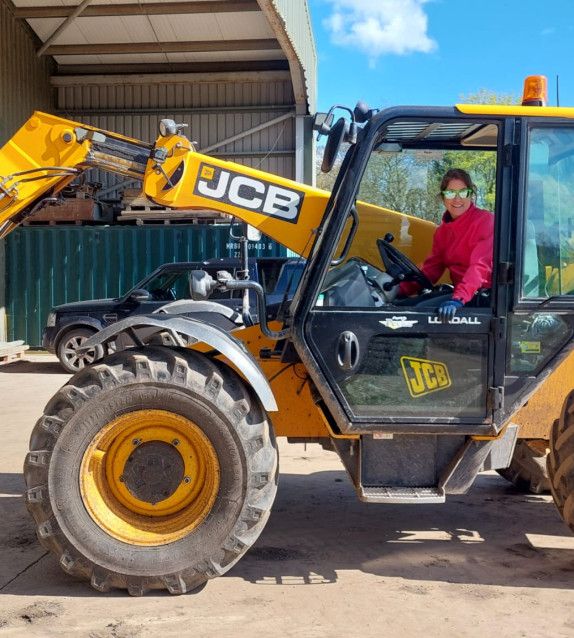 Farmer Suzi in Tractor